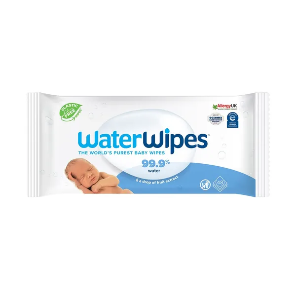 Mitrās salvetes Water Wipes zīdaiņiem 48gab.