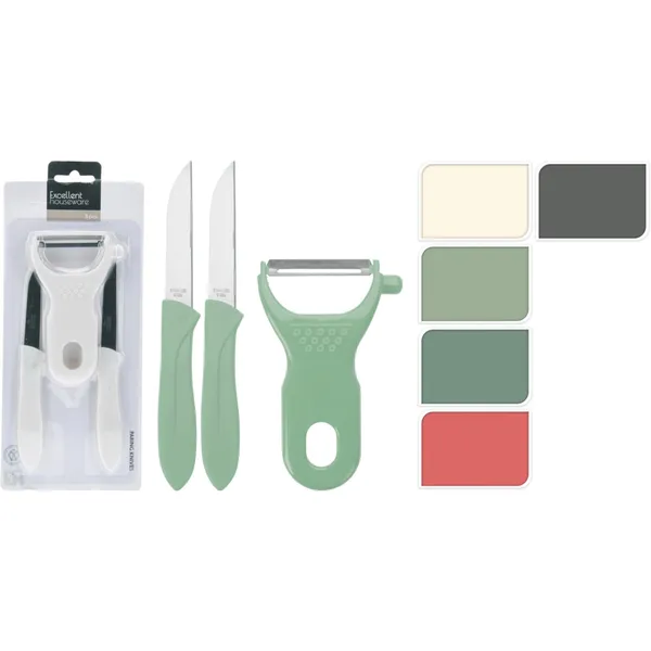 Mizošanas nažu komplekts 3gab, krāsa un dizains var atšķirties FP26