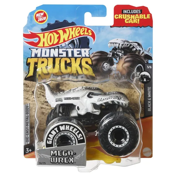 Monstrmašīna Hot Wheels 1:64, , krāsa un dizains var atšķirties