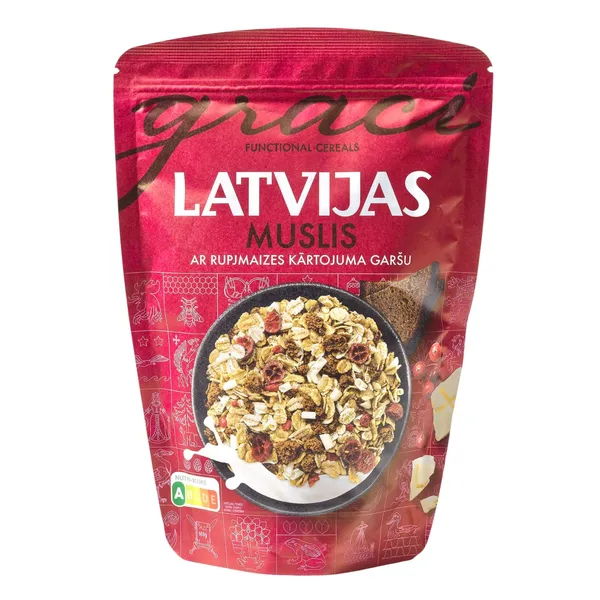 Muslis Graci ar rupjmaizes kārtojuma garšu 350g