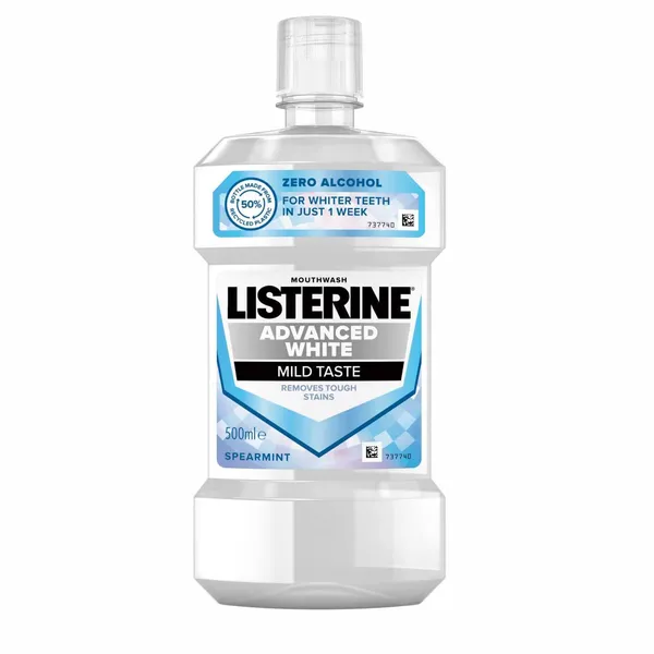 Mutes Skalojamais Līdzeklis Listerine Advanced White 500Ml