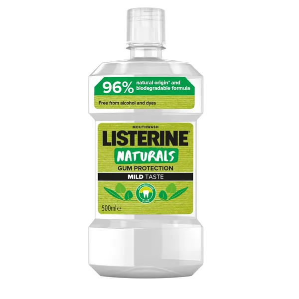 Listerine Naturals gum protection mutes skalojamais līdzeklis, 500 ml