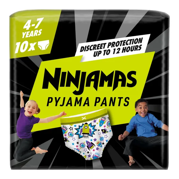 Nakts autiņbiksītes Pampers Ninjamas Space JP S7 10gab