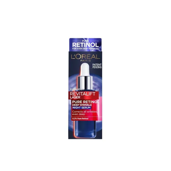 Nakts serums L'Oreal Paris Revitalift Laser tīra retinola 30ml