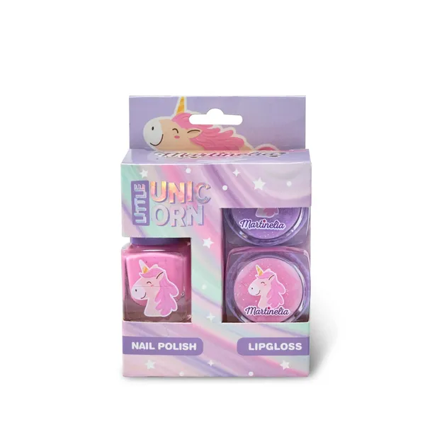 Nagu laku un lūpu spīdumu komplekts Martinelia Little Unicorn 1gab.