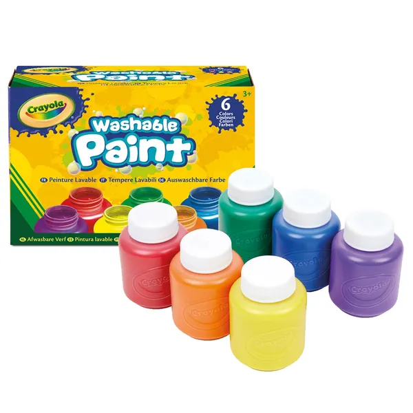 Nomazgājama krāsas Crayola 6 gab