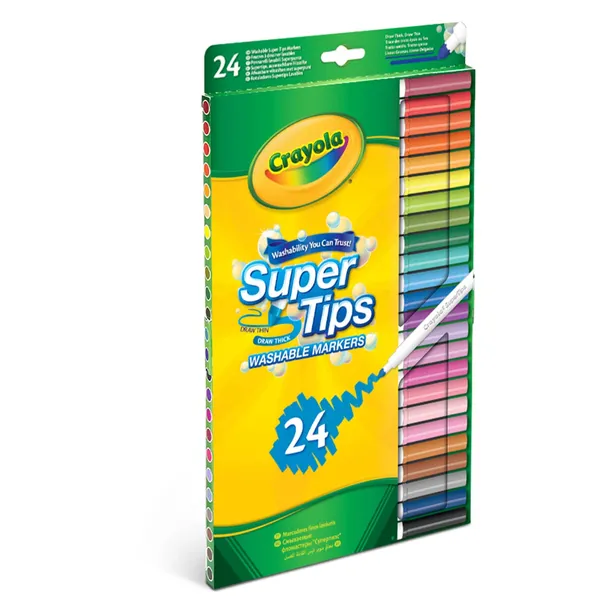 Nomazgājami marķieri Crayola 24 gab