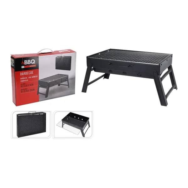 Ogļu grils BBQ, 430x290x235 mm,GR26