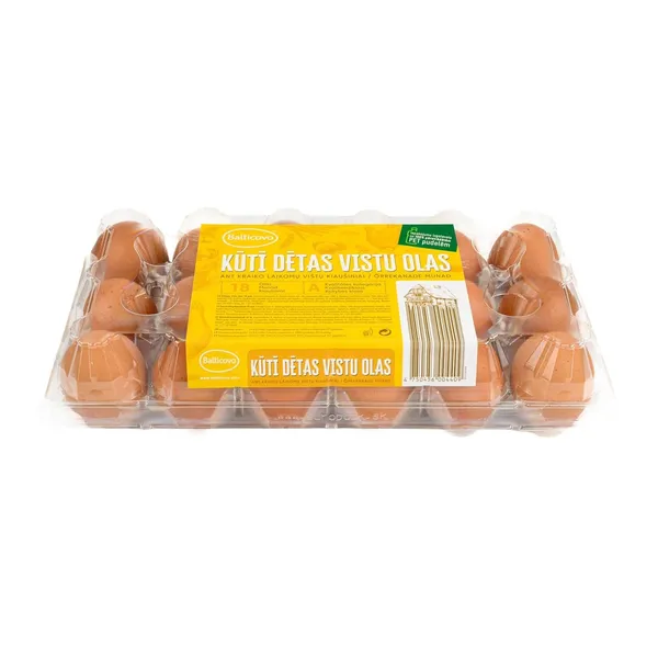 BALTICOVO Kūtī dētas olas LMS 18gab.
