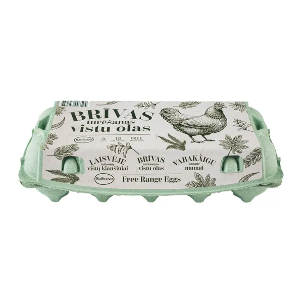 Olas brīvo vistu BALTICOVO L/M 10gab.