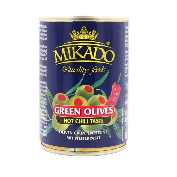 Olīvas Mikado pildītas ar papriku 300g/120g