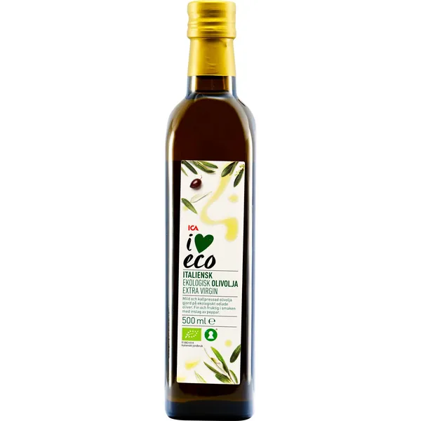 Olīveļļa neapstrādāta augstākā labuma I Love Eco Itāļu 500ml