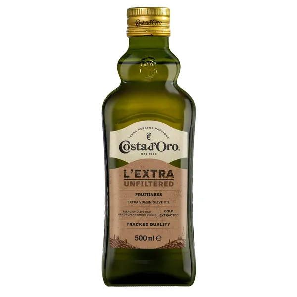 Olīveļļa Costa d'Oro nefiltrēta e.v. 500ml