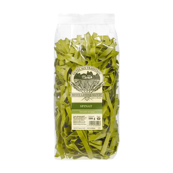 Olu nūdeles Alb Gold ar spinātiem 500g