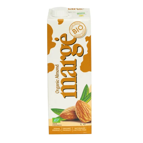 Bioloģisks mandeļu dzēriens MARGE, 1 l