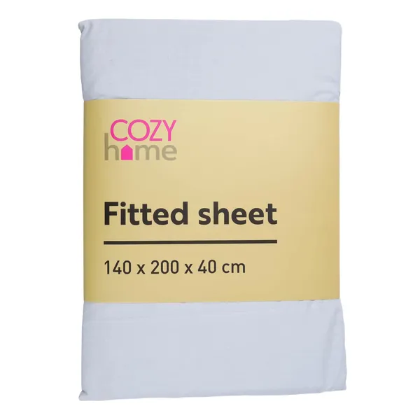 Palags ar gumiju Cozy Home 140x200x40cm sarkans SS25