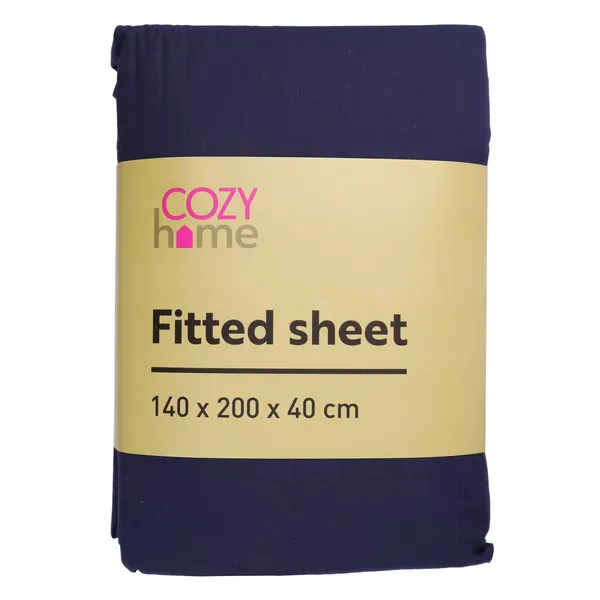 Palags ar gumiju Cozy Home 140x200x40cm tumši pelēks SS25