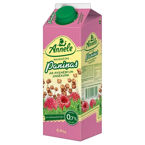 Paniņas ANNELE aveņu-linsēklu 0,9kg