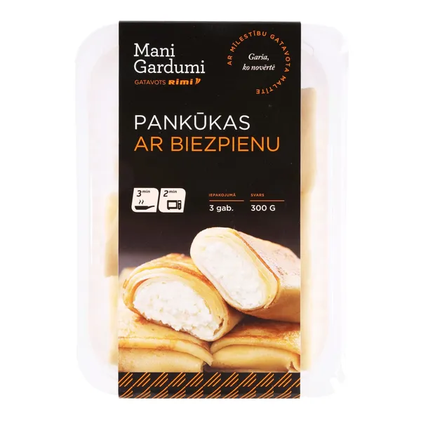 Pankūkas ar biezpiena pildījumu 300g