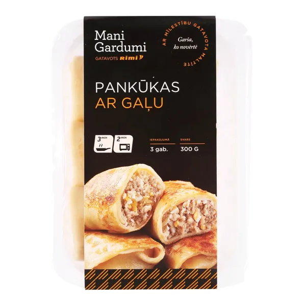 Pankūkas ar cūkgaļas pildījumu 300g