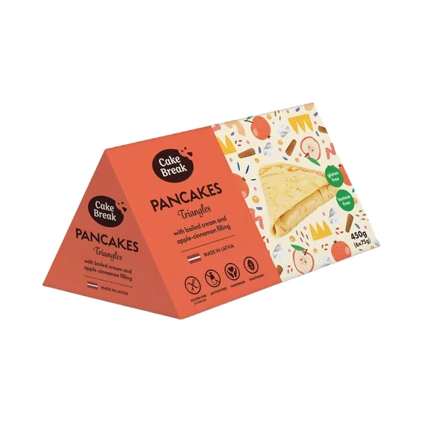 Pankūkas ar krēmu, ābolu-kanēļa pild. 450g