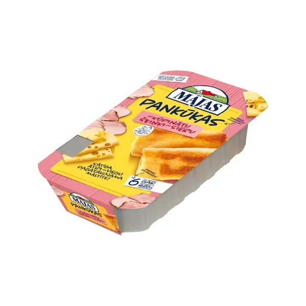 Pankūkas MĀJAS ar kūpinātu šķiņķi un sieru 420g