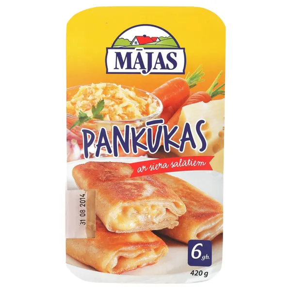 Pankūkas ar siera salātu pildījumu 6x70g