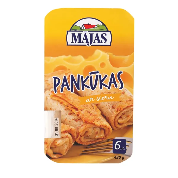 Pankūkas ar siera pildījumu 6gab. 420g