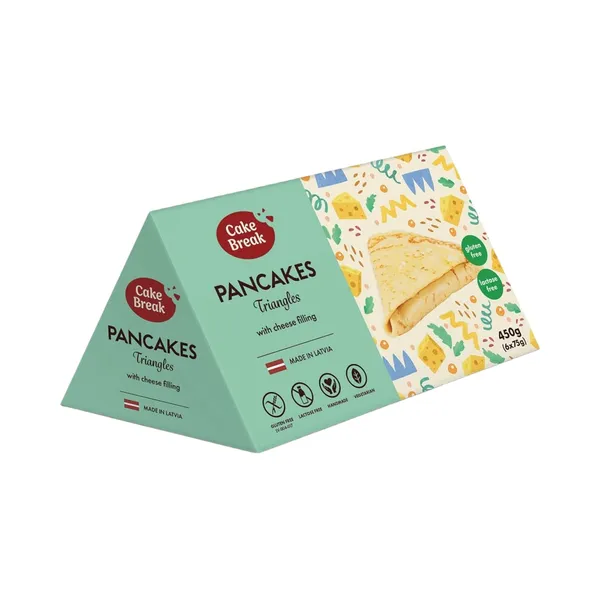 Pankūkas Trīsstūrīši ar siera pildījumu 450g