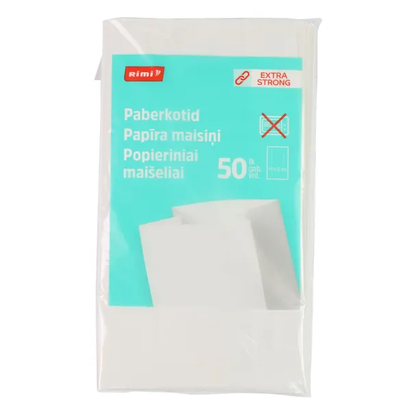 Papīra maisini 50 gab. Rimi