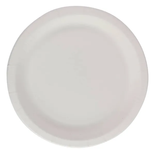 Papīra šķīvji RIMI Ø22cm balti 40gb