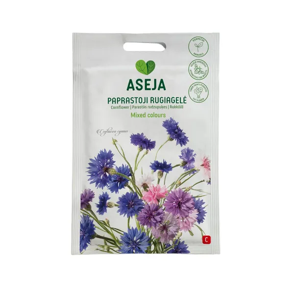 Parastā rudzupuķe dažādās krāsās, Aseja, 2g, 40-0254 (C)