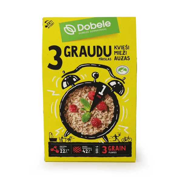 Četru graudu pārslas 500g, Dobele