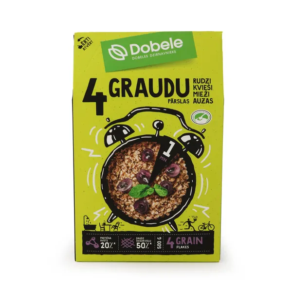 Četru graudu pārslas 500g, Dobele