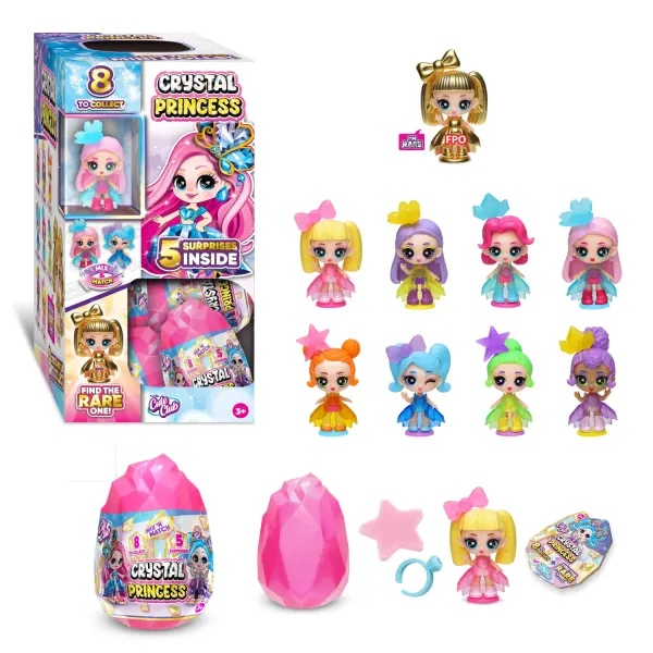 Pārsteigumu kolekcija Kristāla Princese komplekts Cute Club krāsa un dizains var atšķirties