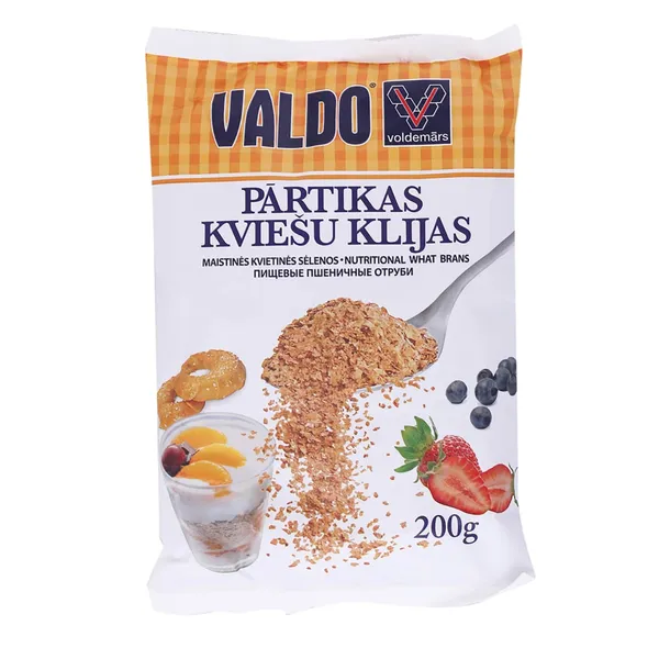 Pārtikas kviešu klijas Valdo 200g