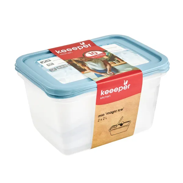 Pārtikas trauki Keeeper 2l 2 gab. AW26