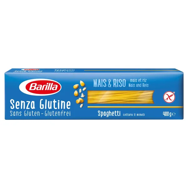 SPAGHETTI pasta, bez lipekļa, 400g, Barilla