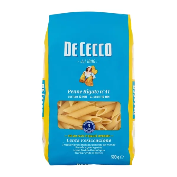 Pasta DeCecco penne rigate 500g