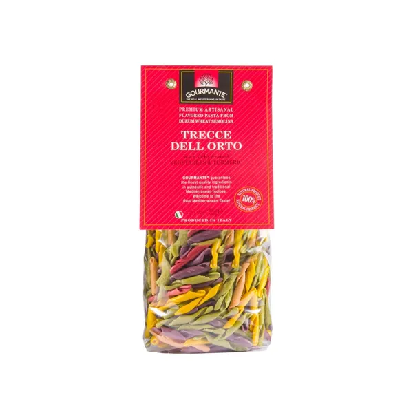 GOURMANTE pasta Trecce dell orto, 500g