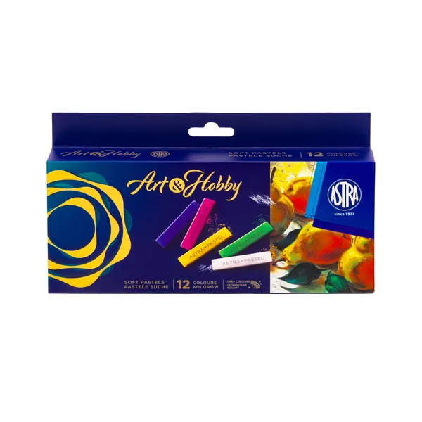 Pasteļkrītiņi Astra Art&Hobby 12 krāsas BS26