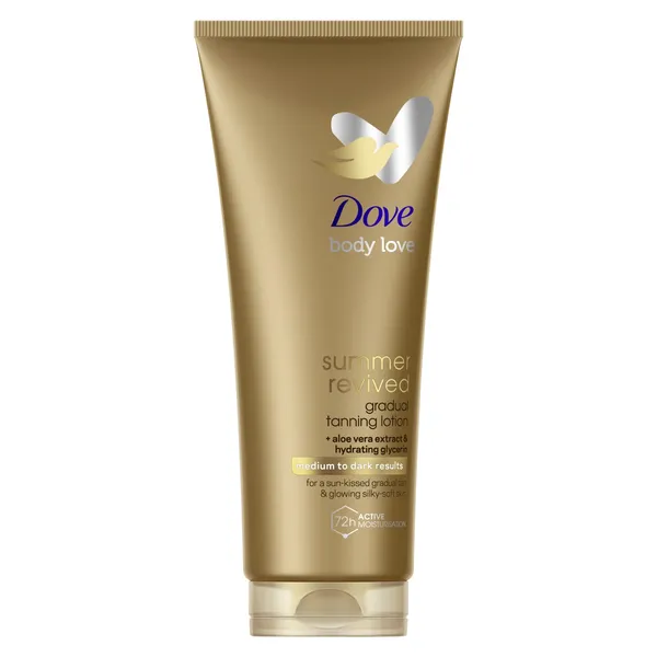 Paštonējošais losjons Dove Gradual Medium to Dark 200ml