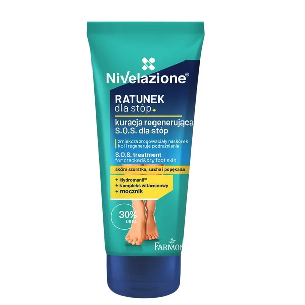 Pēdu krēms Nivelazione 30% Urea S.O.S. sausai un saplaisājušai ādai 50 ml