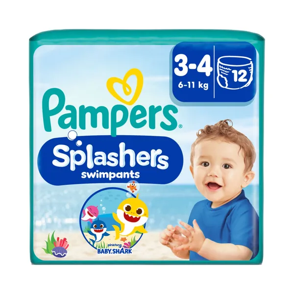 Peldēšanas autiņbiksītes Pampers S3-4 6-11kg 12gab
