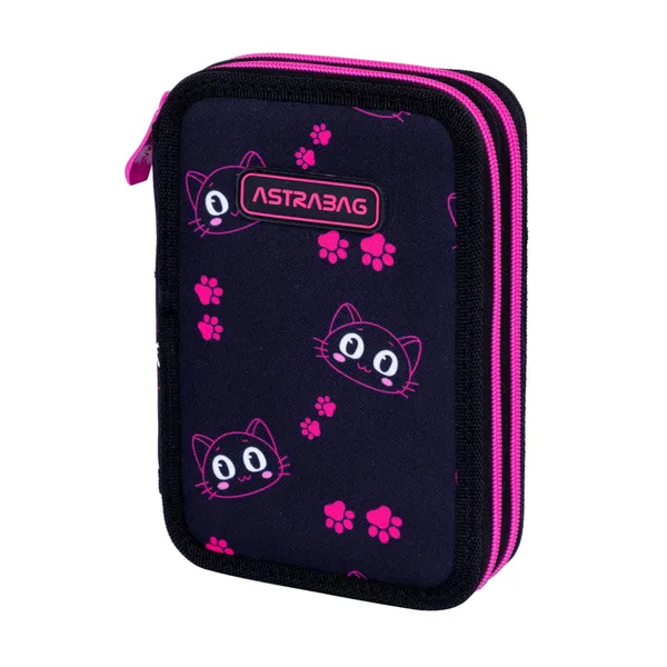 Penālis Astrabag Cat's Eyes 13x4,5x20,5cm BS26