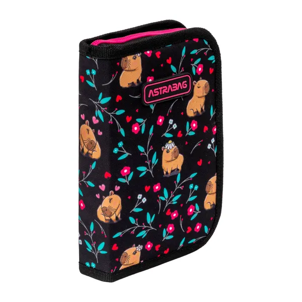 Penālis Astrabag Flower Capy 14x3,5x21cm BS26