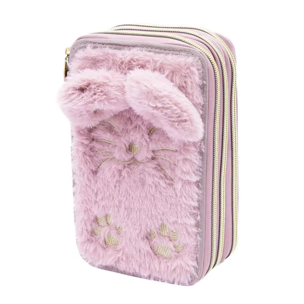 Penālis Astrabag Fluffy Kitty 13x6x20,5cm BS26