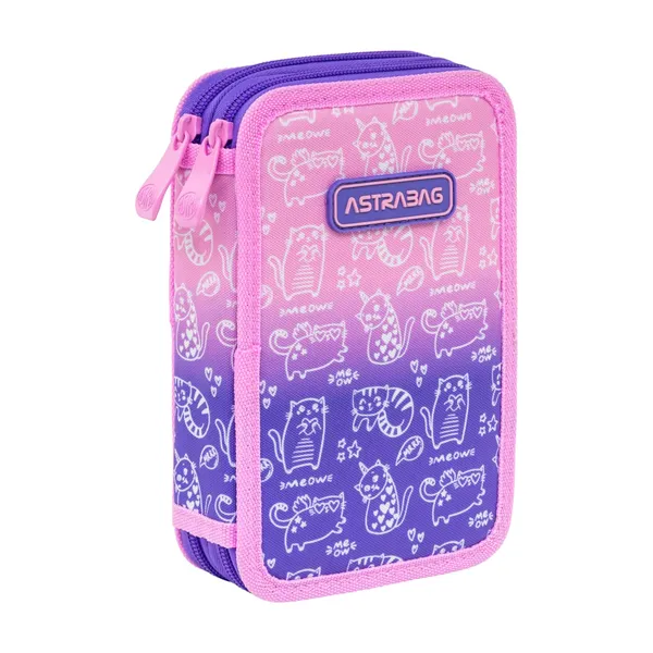 Penālis Astrabag Kitty 13x4,5x20,5cm BS26