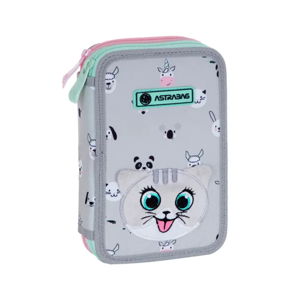 Penālis Astrabag Kitty The Cute 13x4,5x20,5cm BS26