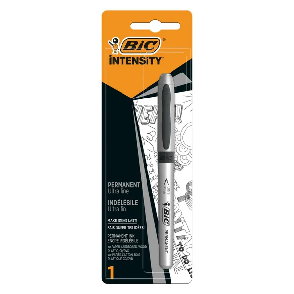 Permanentais marķieris Bic melns BS26